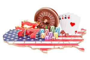 3D USA Map with Casino Products